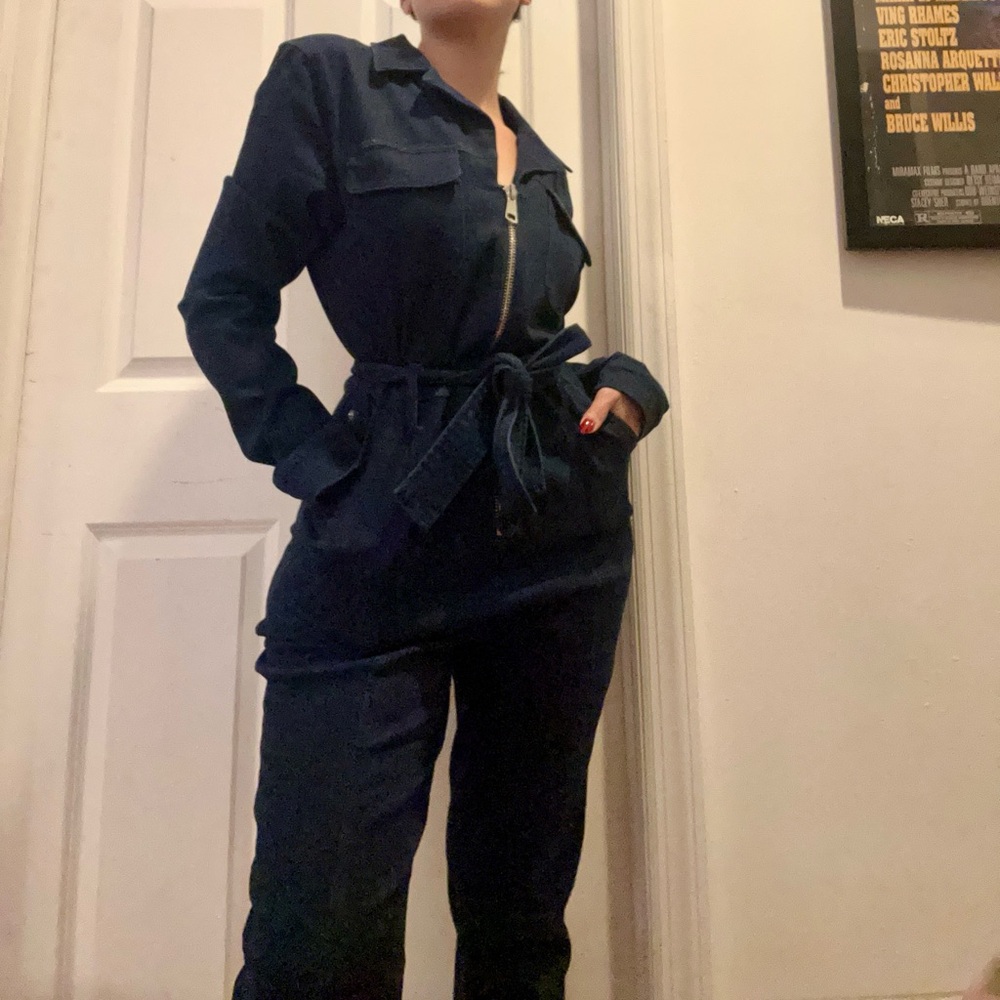 Denim jumpsuit